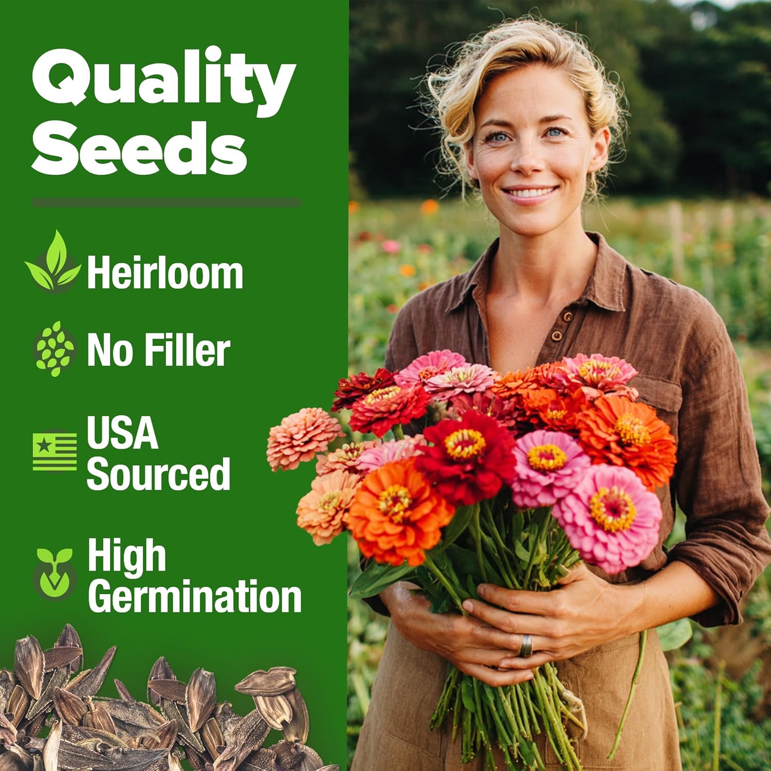 HOME GROWN English Lavender Seeds 1,500+ Non GMO Wildflower Seed for Planting Indoor/Outdoor, High Germination, Plant Flower Seeds (Lavandula antustifolia)