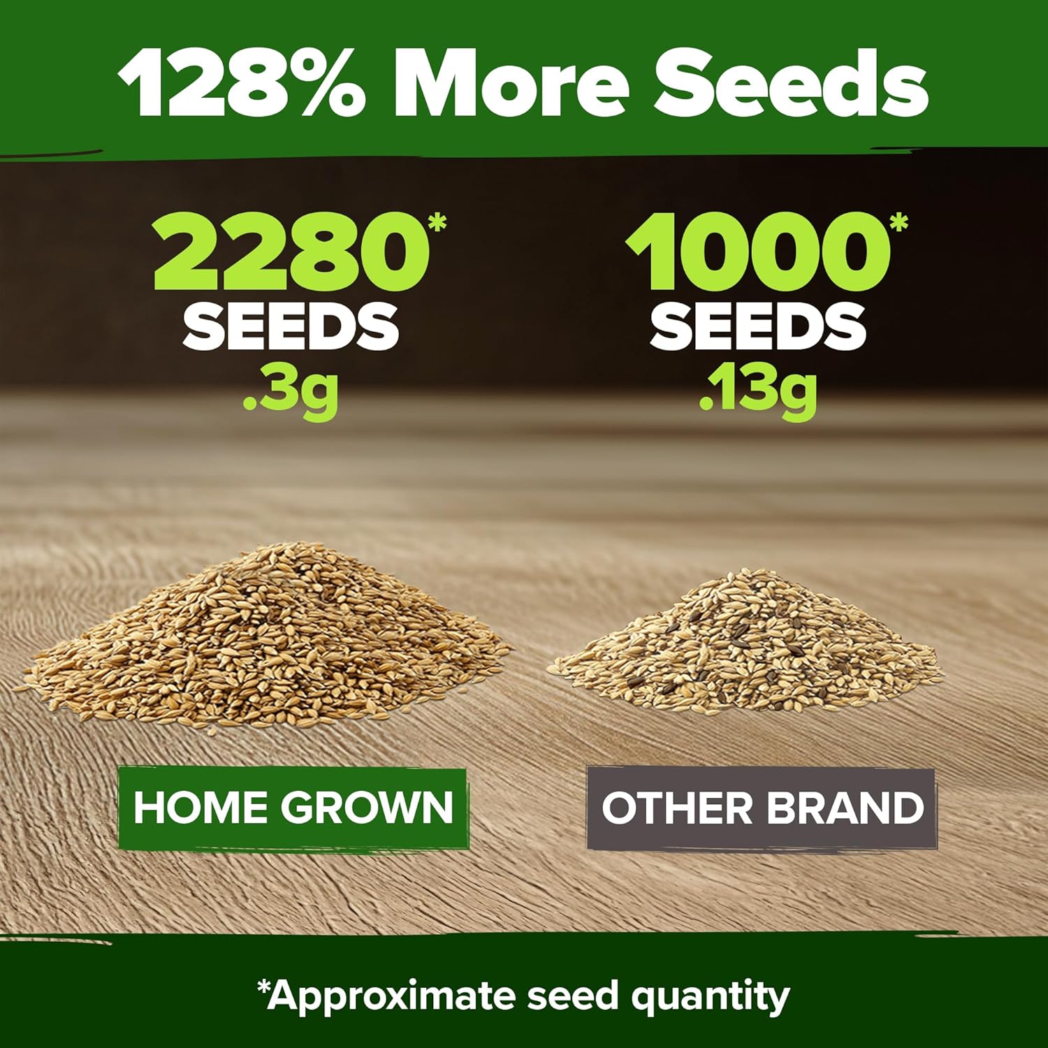 HOME GROWN English Lavender Seeds 1,500+ Non GMO Wildflower Seed for Planting Indoor/Outdoor, High Germination, Plant Flower Seeds (Lavandula antustifolia)