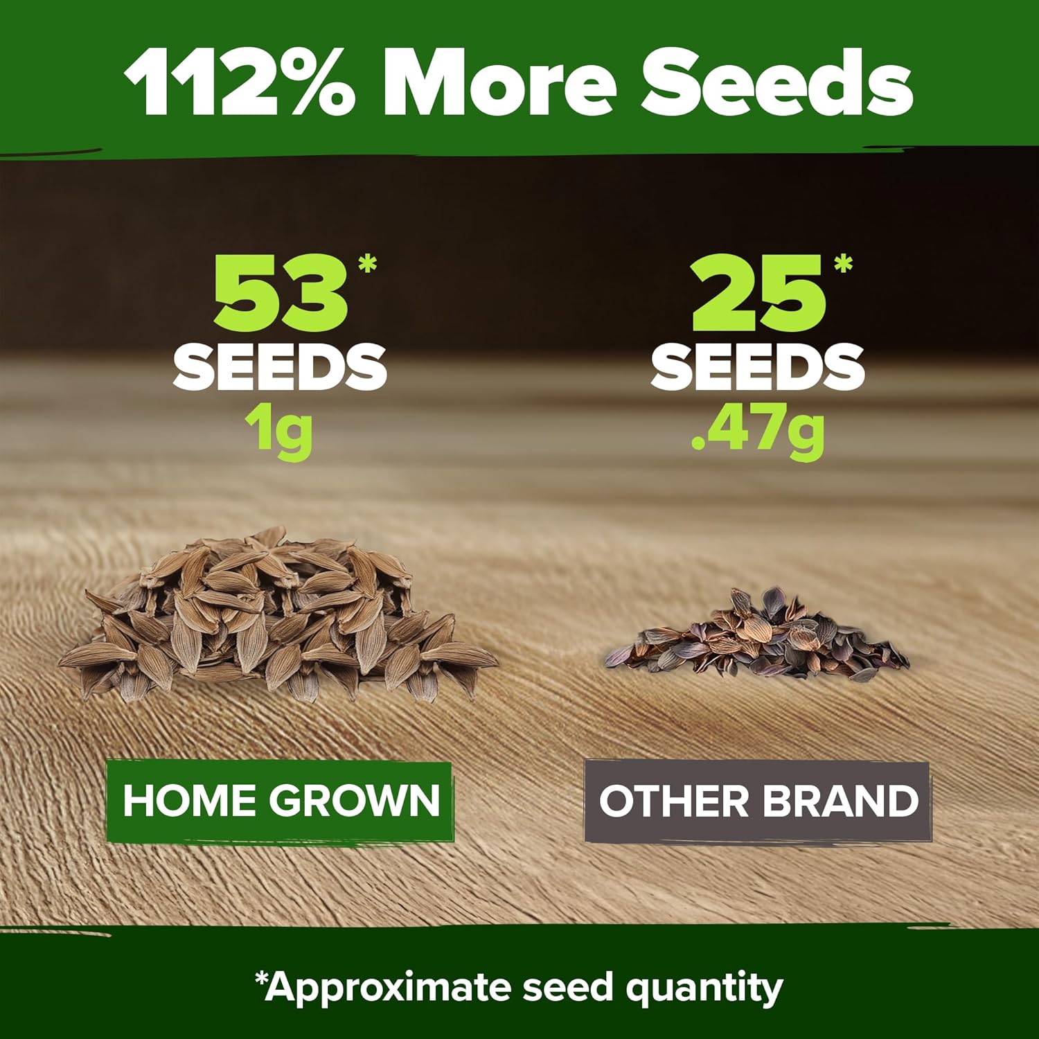 HOME GROWN English Lavender Seeds 1,500+ Non GMO Wildflower Seed for Planting Indoor/Outdoor, High Germination, Plant Flower Seeds (Lavandula antustifolia)