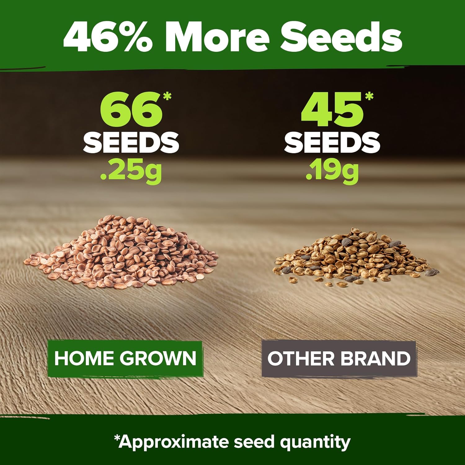 HOME GROWN English Lavender Seeds 1,500+ Non GMO Wildflower Seed for Planting Indoor/Outdoor, High Germination, Plant Flower Seeds (Lavandula antustifolia)