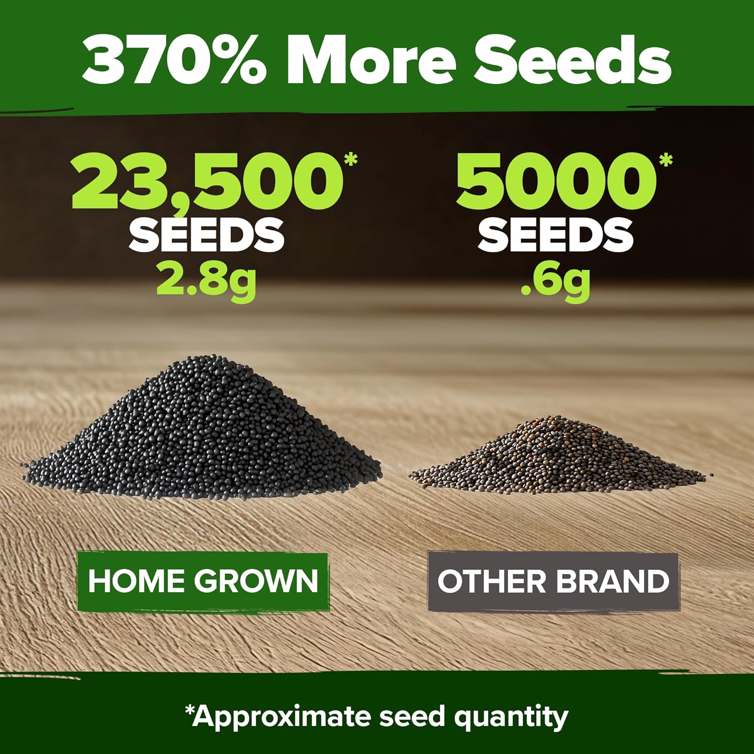 HOME GROWN English Lavender Seeds 1,500+ Non GMO Wildflower Seed for Planting Indoor/Outdoor, High Germination, Plant Flower Seeds (Lavandula antustifolia)