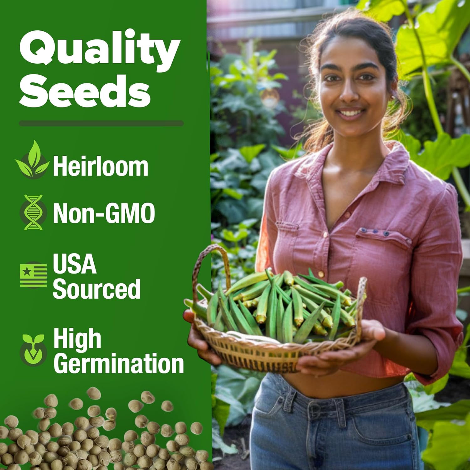 HOME GROWN English Lavender Seeds 1,500+ Non GMO Wildflower Seed for Planting Indoor/Outdoor, High Germination, Plant Flower Seeds (Lavandula antustifolia)