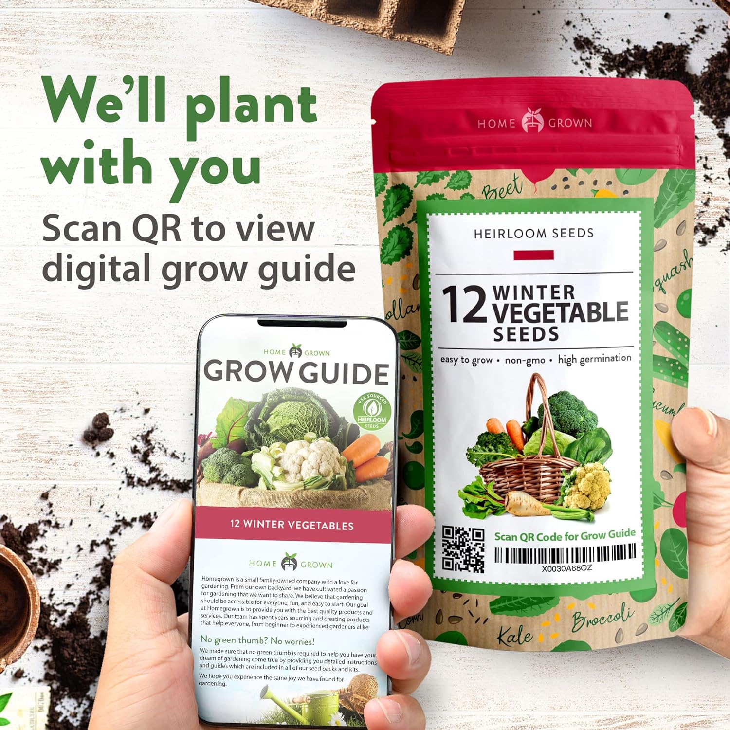 HOME GROWN Arugula Seed 2 Pack – 4350 Vegetable Seeds – Non GMO Ideal Seeds for Hydroponic Garden Indoor – Premium and Heirloom Arugula Seeds for Planting (Eruca vesicaria)