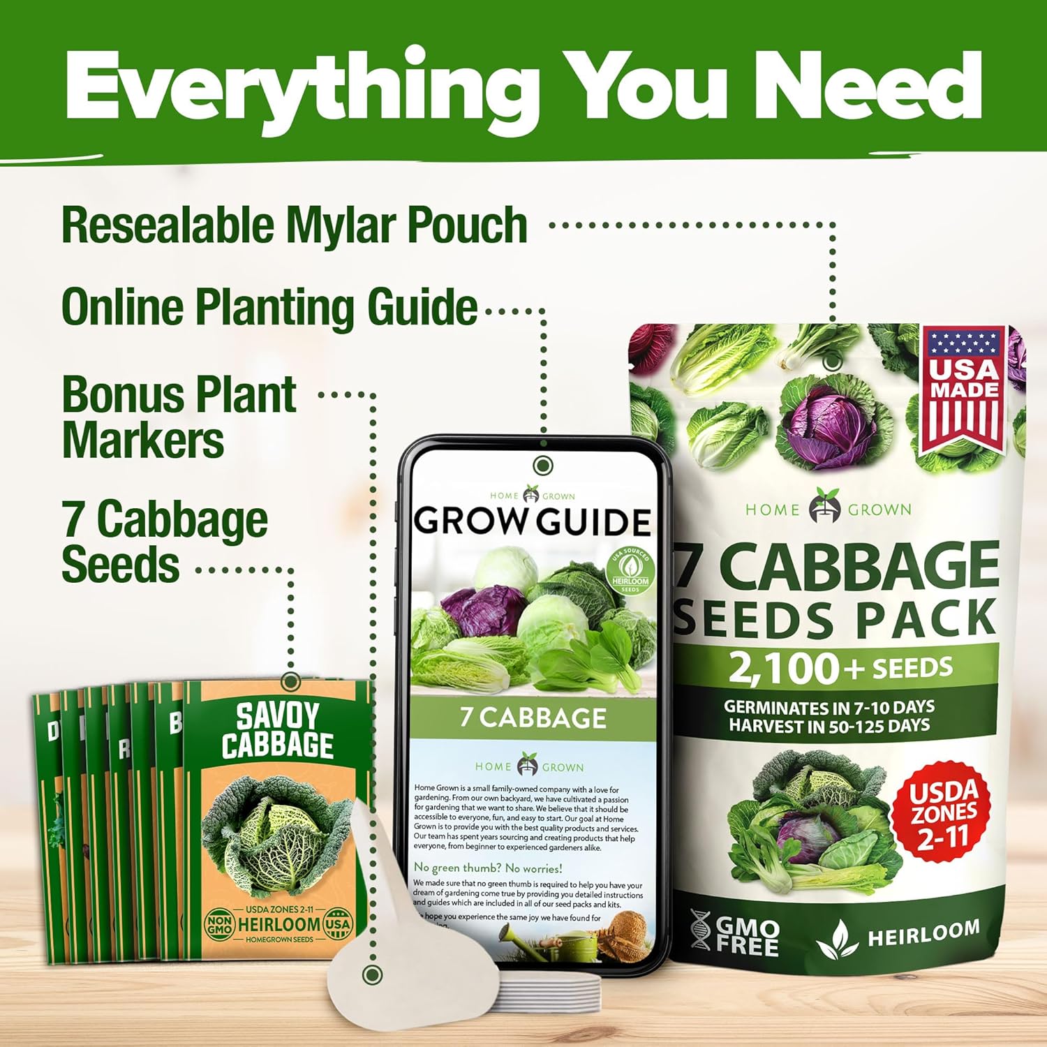 HOME GROWN Arugula Seed 2 Pack – 4350 Vegetable Seeds – Non GMO Ideal Seeds for Hydroponic Garden Indoor – Premium and Heirloom Arugula Seeds for Planting (Eruca vesicaria)