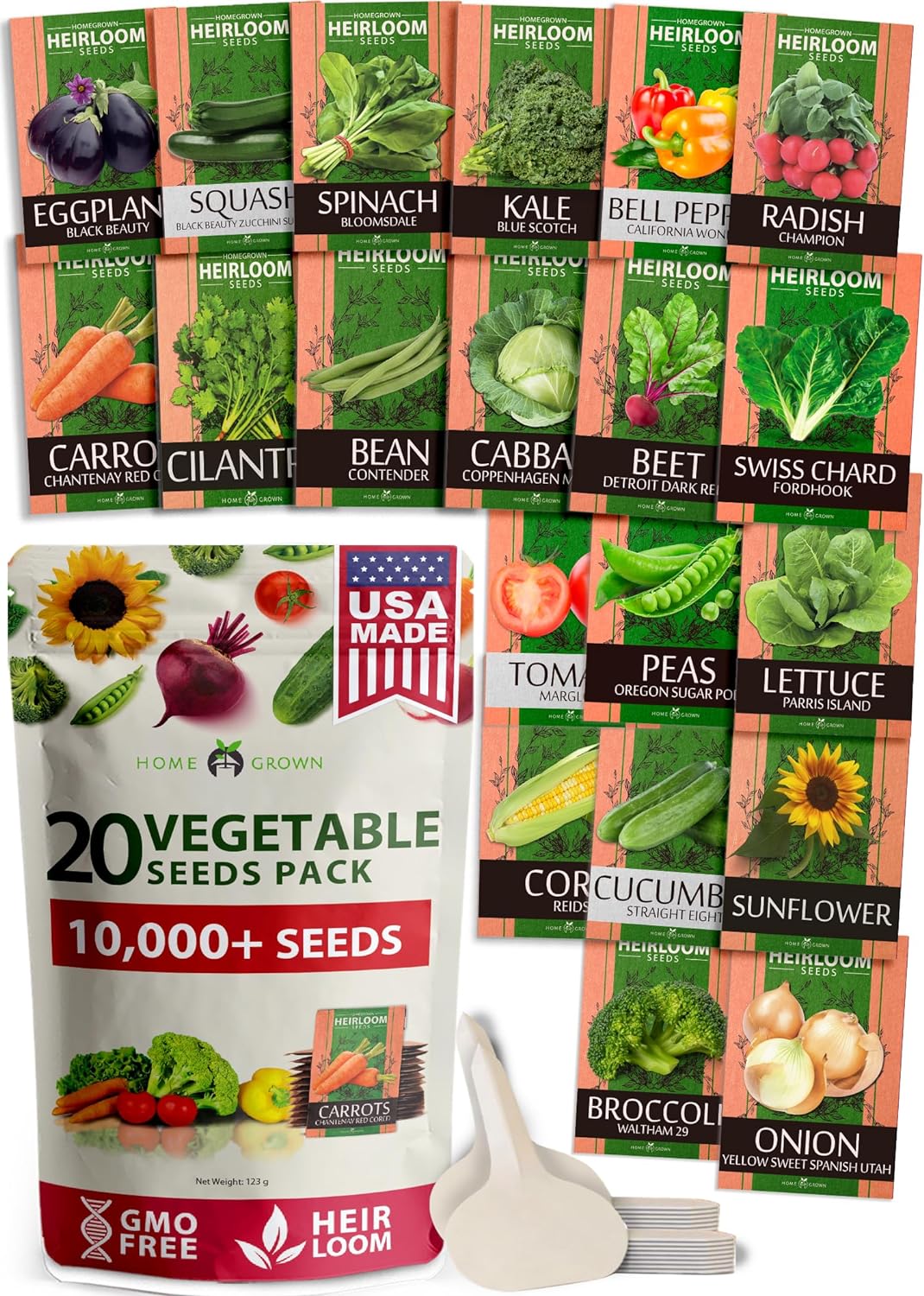 HOME GROWN Arugula Seed 2 Pack – 4350 Vegetable Seeds – Non GMO Ideal Seeds for Hydroponic Garden Indoor – Premium and Heirloom Arugula Seeds for Planting (Eruca vesicaria)