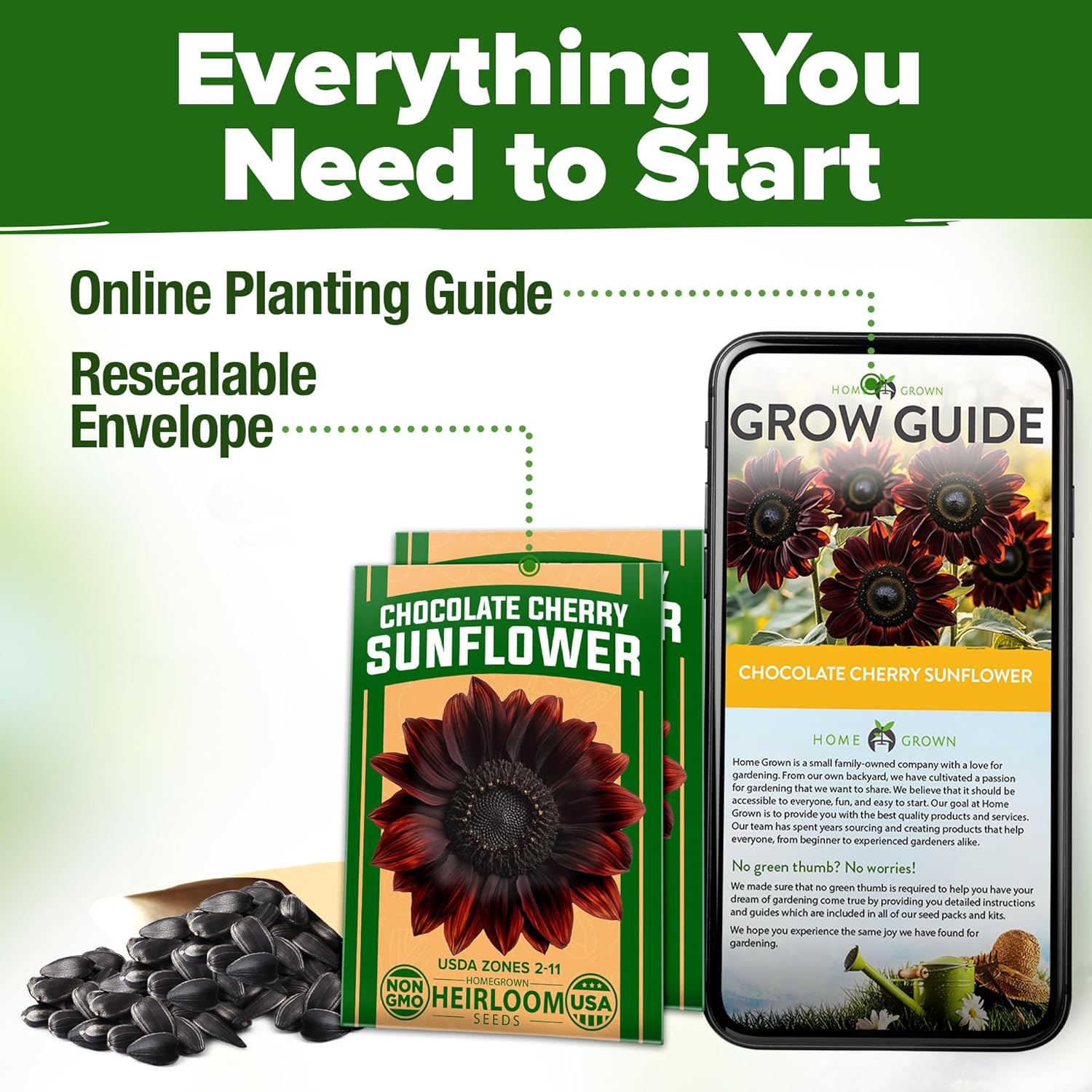 HOME GROWN Arugula Seed 2 Pack – 4350 Vegetable Seeds – Non GMO Ideal Seeds for Hydroponic Garden Indoor – Premium and Heirloom Arugula Seeds for Planting (Eruca vesicaria)