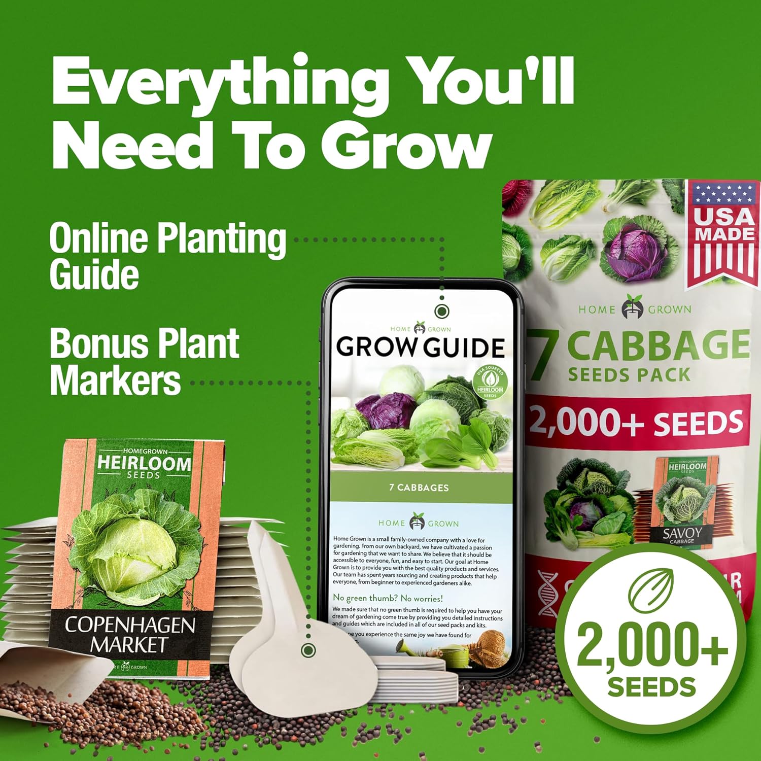 HOME GROWN Arugula Seed 2 Pack – 4350 Vegetable Seeds – Non GMO Ideal Seeds for Hydroponic Garden Indoor – Premium and Heirloom Arugula Seeds for Planting (Eruca vesicaria)