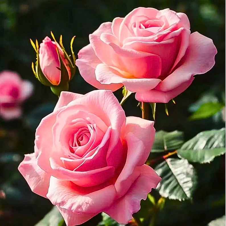 20 Light Pink Rose Seeds – Classic Elegant Blooms, Non-GMO Heirloom Variety