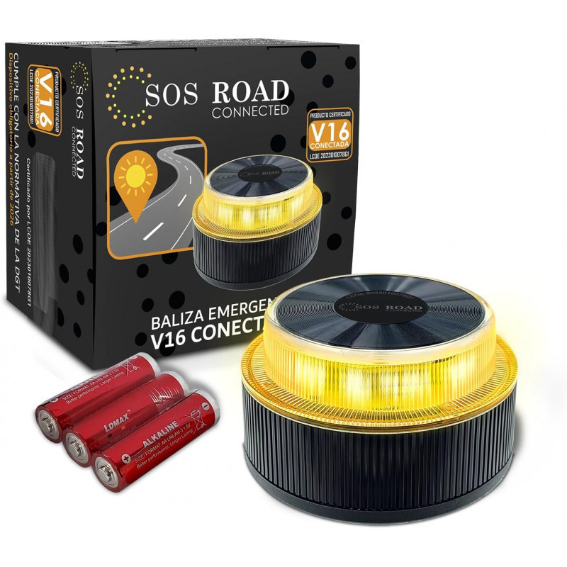 SOS ROAD CONNECTED-BALIZA V16GEOLOCALIZABLE DGT 3.0 NK SOS ROADCONECTADA GEOLOCALIZABLE YHOMOLOGADA (OBLIGATORIA EN 2026)