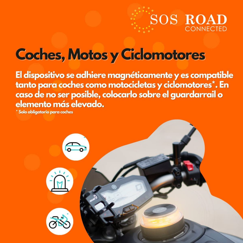 SOS ROAD CONNECTED-BALIZA V16GEOLOCALIZABLE DGT 3.0 NK SOS ROADCONECTADA GEOLOCALIZABLE YHOMOLOGADA (OBLIGATORIA EN 2026)
