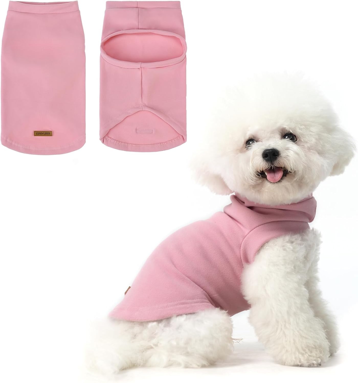 EXPAWLORER Plaid Cat Sweater - Pet Clothes Cat Puppy Vest Warm Fleece Hoodie for Cats, Fall and Cold Winter Coat Pullover Design, Buffalo Checked Sweatshirt Clothing Also for Small Dogs