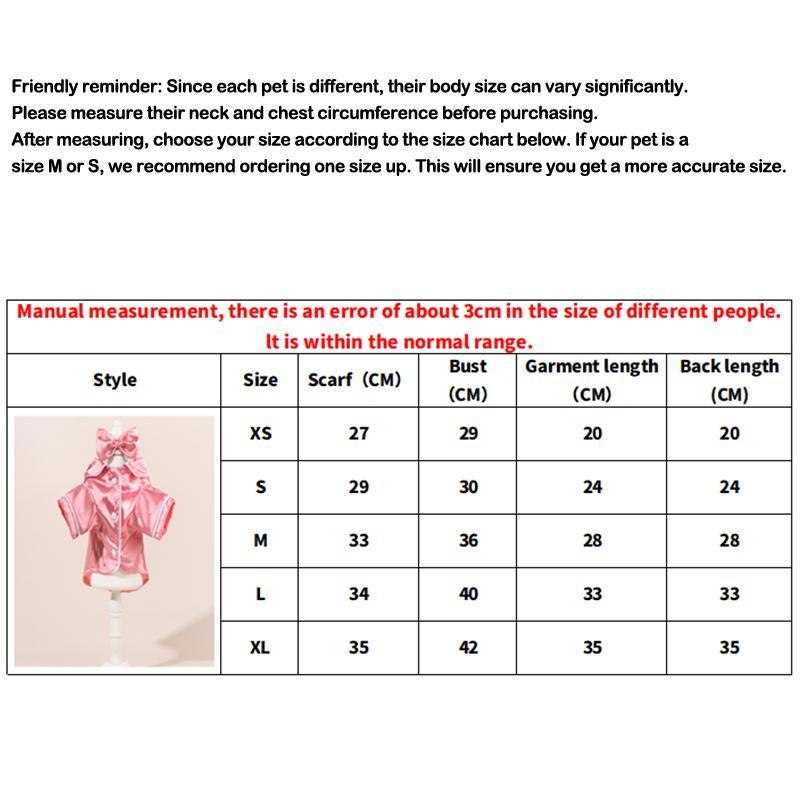 Pet Pajamas Clothes Teddy Bichon Bear Pomeranian Bulldog Clothing Puppy Dog Cats Comfortable Silk Clothing