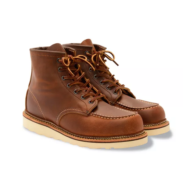 Red Wing 6" Classic Moc Copper Rough & Tough Boots