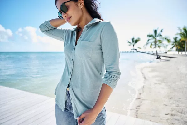 Canyon Button-Front Tee