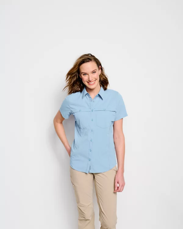Women's Short-Sleeved Open Air Caster