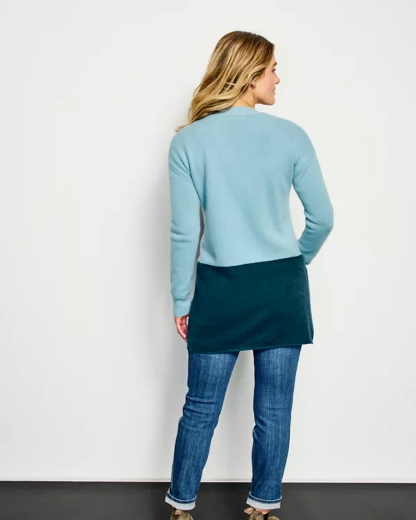 Cashmere Colorblock Cardigan