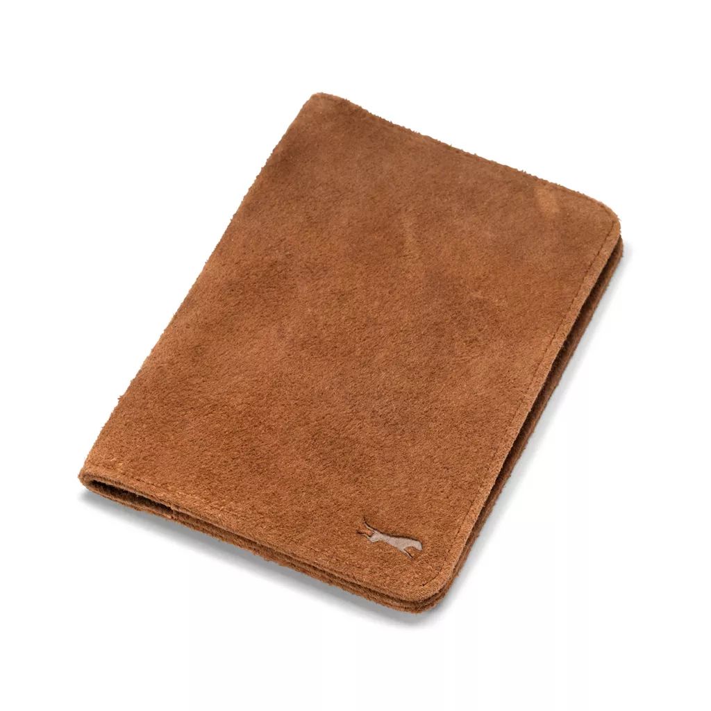 Goat Suede Passport Wallet