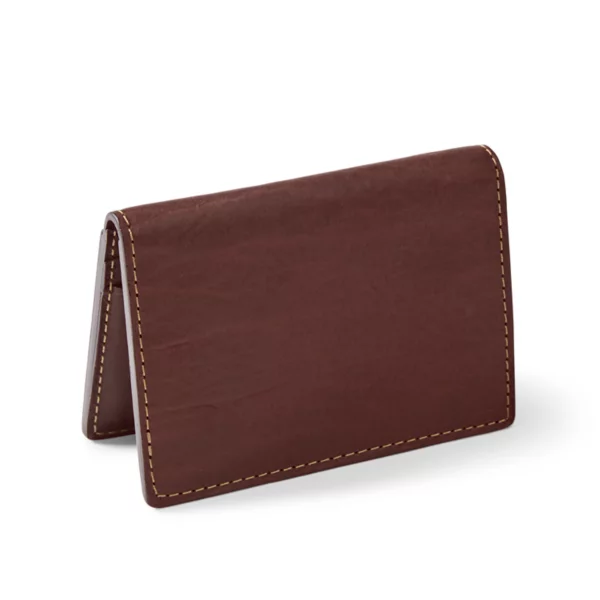 Bison Leather Folding Card Carrier