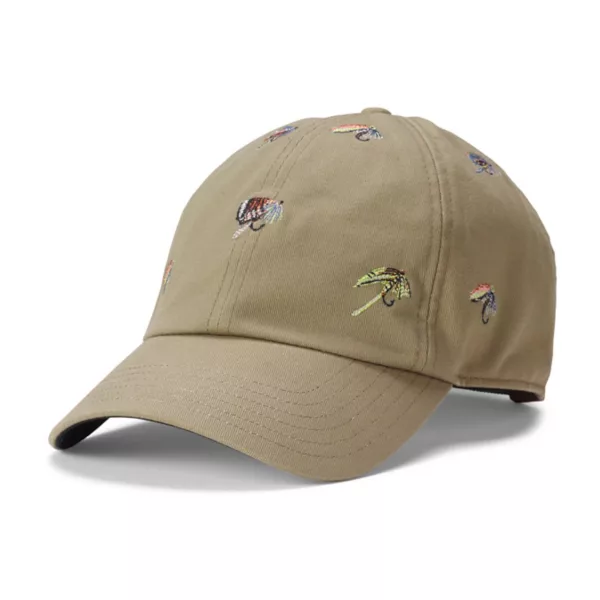 Embroidered Flies Ball Cap