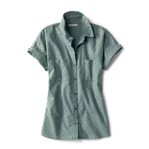 Easy Solid Short-Sleeved Camp Shirt
