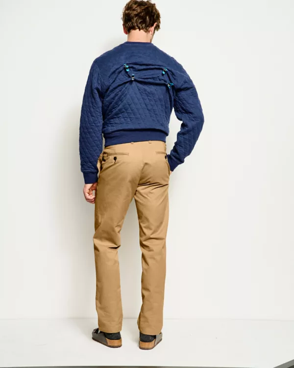 Ultimate Khakis Trim Fit Plain Front