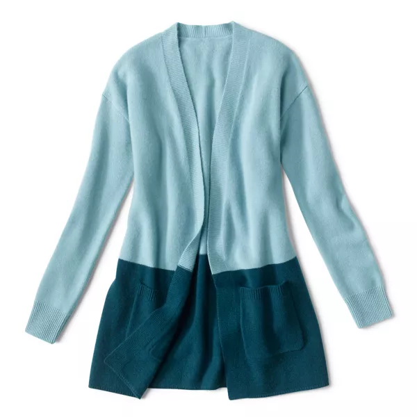 Cashmere Colorblock Cardigan