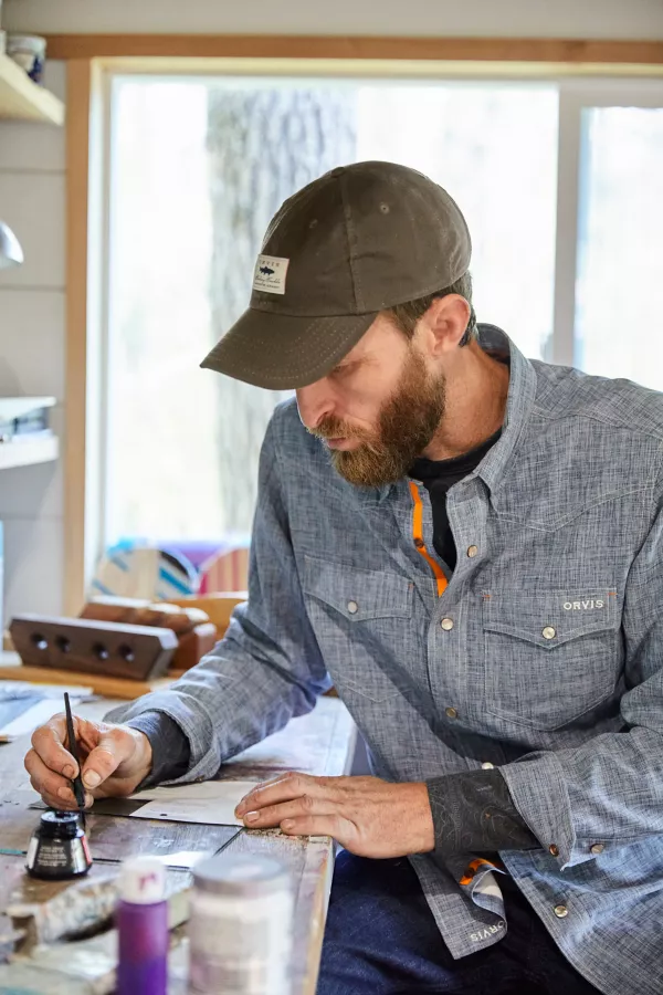 Vintage Waxed Cotton Ball Cap