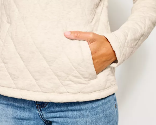 Lived-In Quilted Hoodie