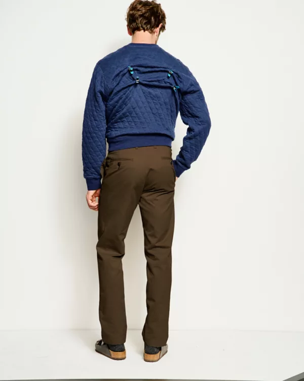 Ultimate Khakis Trim Fit Plain Front