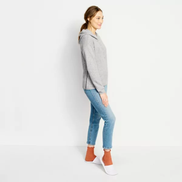 Classic Tipped Henley Hoodie