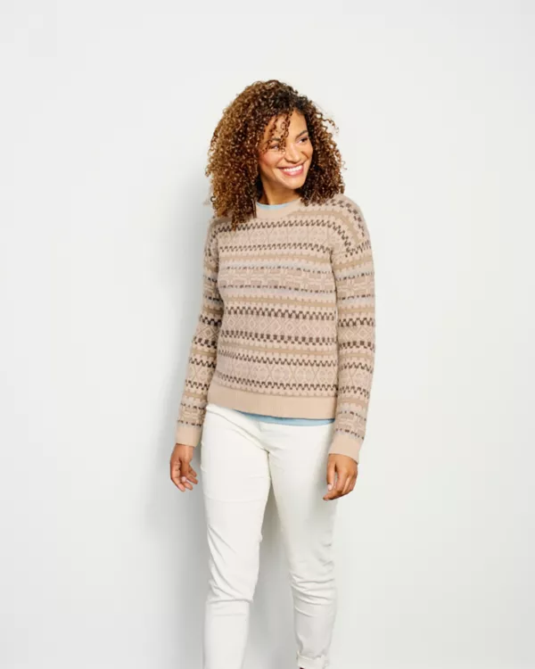 Woodland Fair Isle Crew Sweater