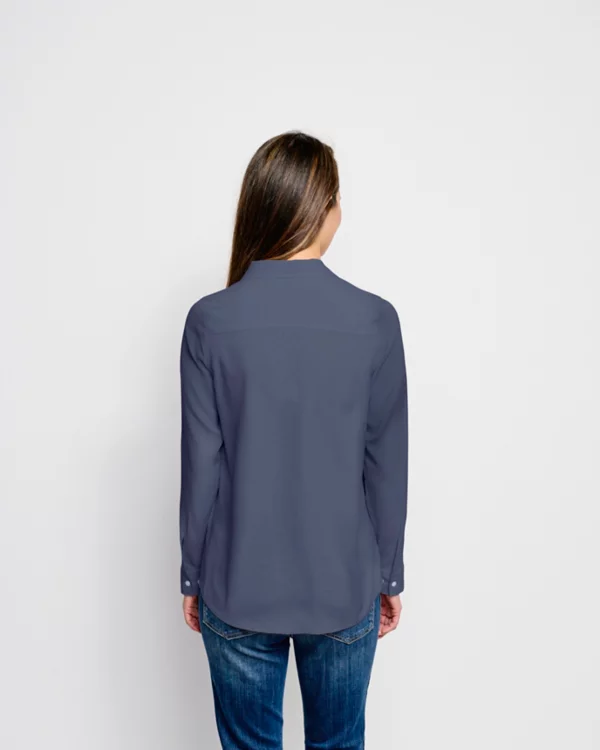 Long-Sleeved Everyday Silk Shirt