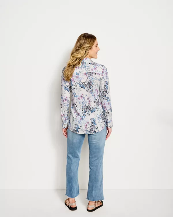 Long-Sleeved Everyday Silk Shirt