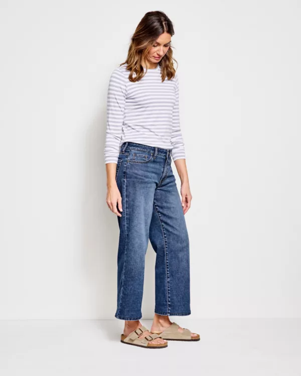 Kut from the Kloth® Charlotte Denim Wide-Crop Jeans