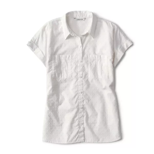 Easy Solid Short-Sleeved Camp Shirt