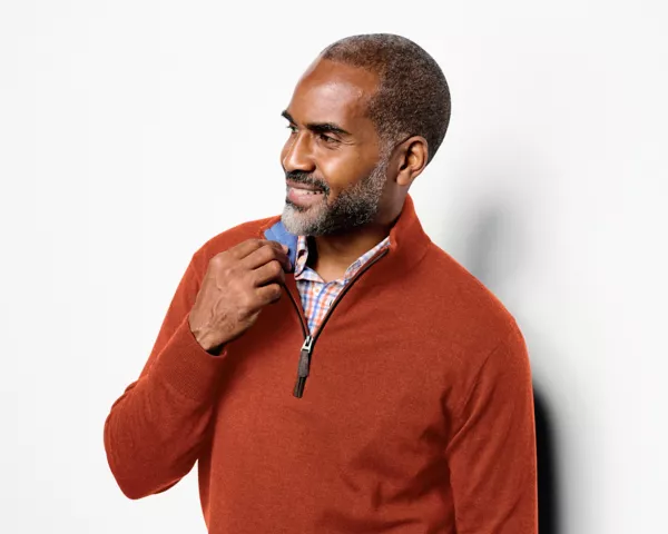 Merino Wool Quarter-Zip Sweater 2.0