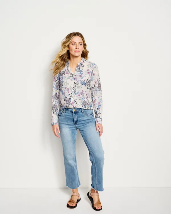 Long-Sleeved Everyday Silk Shirt