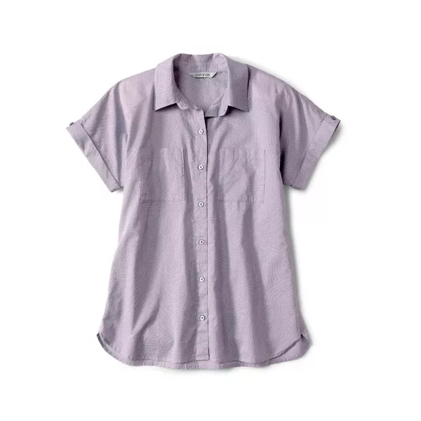 Easy Printed Short-Sleeved Camp Shirt
