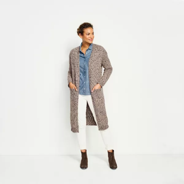 Marled Sweater Duster
