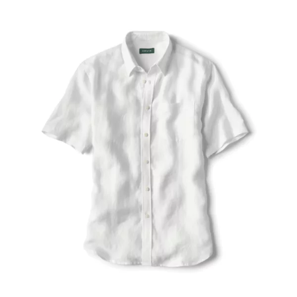 Pure Linen Short-Sleeved Shirt