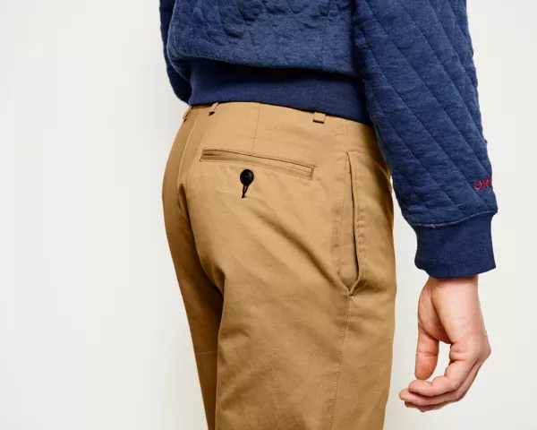 Ultimate Khakis Trim Fit Plain Front