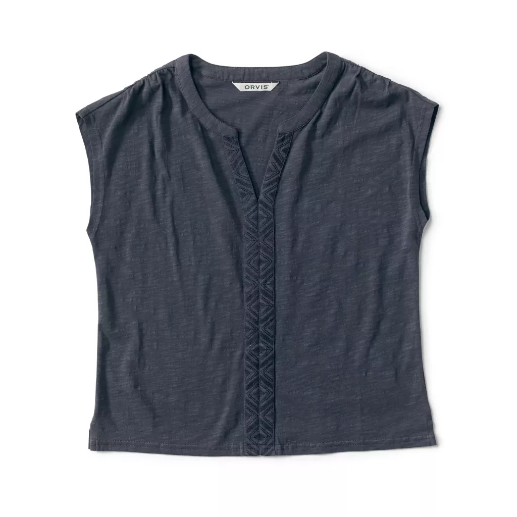 Fresh Air Embroidered Dolman Top