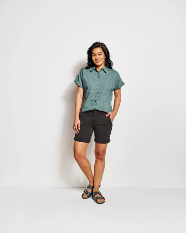 Kut from the Kloth® Stretch Twill Catherine Boyfriend 7" Shorts