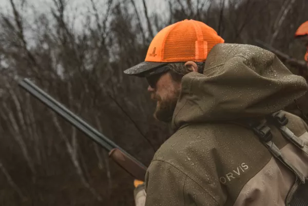 Mesh Back Waxed Brim Hat