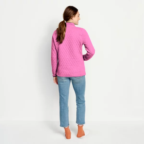 Women's Outdoor Quilted Snap Sweatshirt