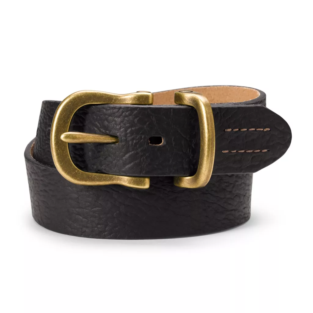 Saddle-Leather Jeans Belt