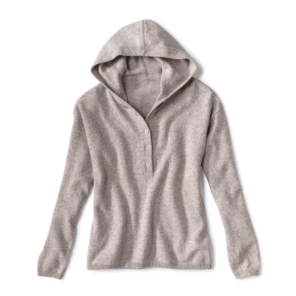 Classic Tipped Henley Hoodie
