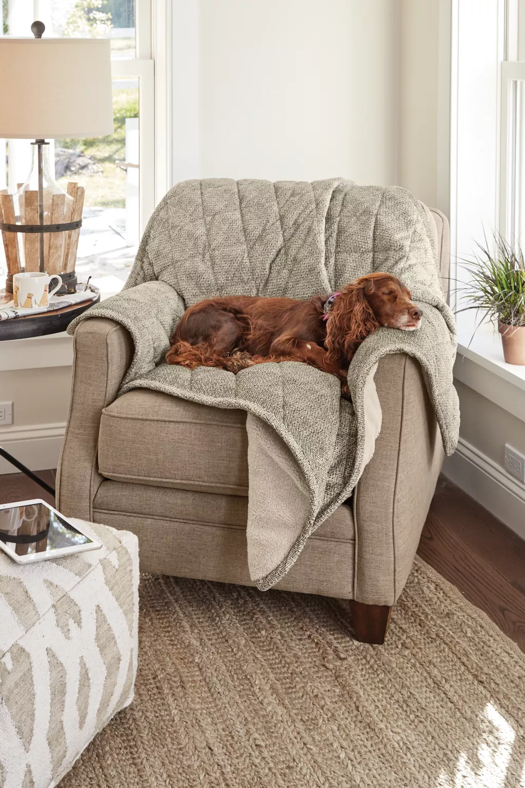 Berber Fleece Reversible Throw