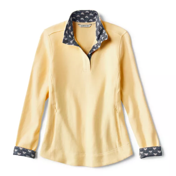 Signature Print-Trim Sweatshirt