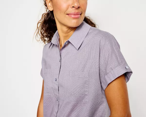 Easy Printed Short-Sleeved Camp Shirt